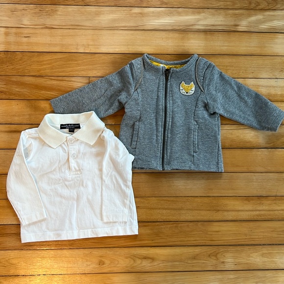 Catimini Jacket Wendy Bellissimo Collared Top Designer Baby Lot Size 6 Months - Picture 1 of 9